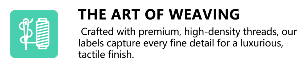 An icon representing the art of weaving and high-quality craftsmanship using premium, high-density woven threads.