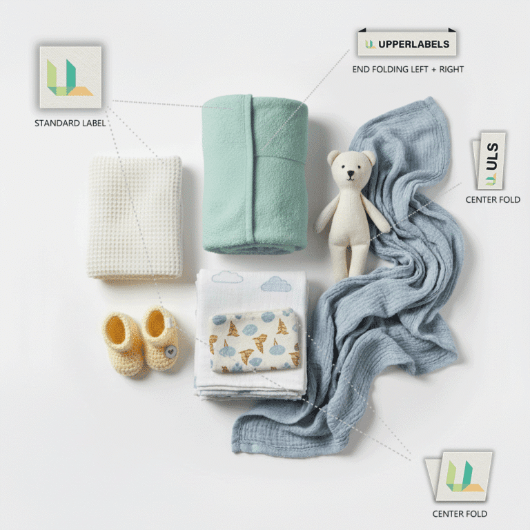 Cotton Labels That Tell Your Brand’s Story。 Add warmth and authenticity to handmade goods such as knitted hats, bags, and craft items.