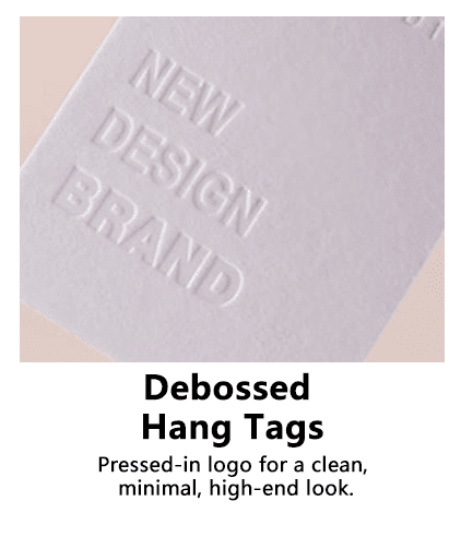 Debossed Hang Tags 1