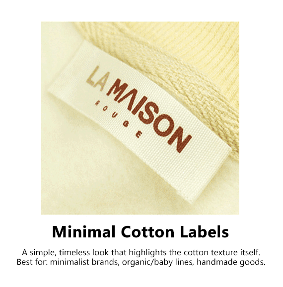Minimal Cotton Labels