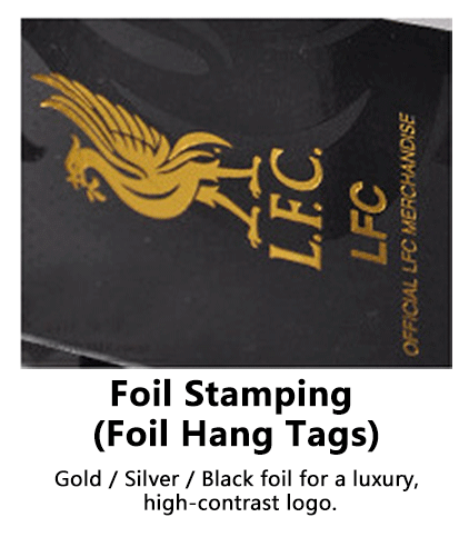 Foil Stamping Foil Hang Tags