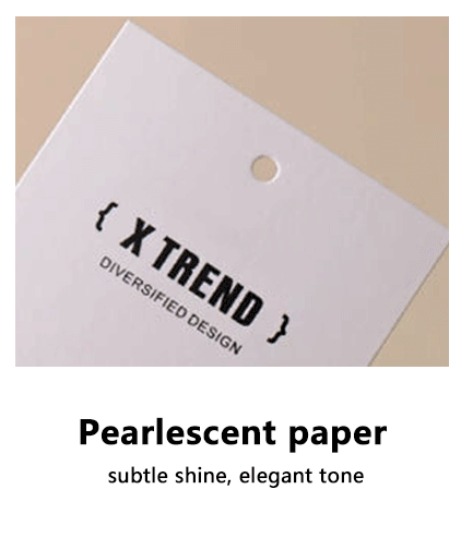 Pearlescent paper