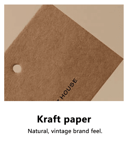 Kraft Paper
Natural, vintage brand feel.