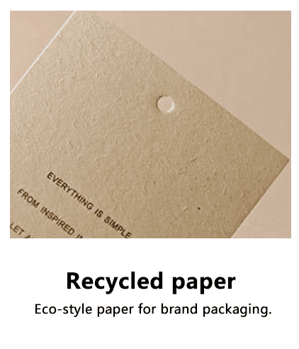 Recycled Paper
Eco-style paper for brand packaging.
