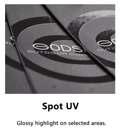 Spot UV
Glossy highlight on selected areas.